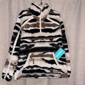 Hooey Women's Striped Fleece Jacket